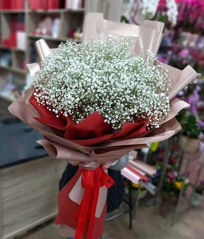 Букет цветов из: Гипсофила в Эвенске