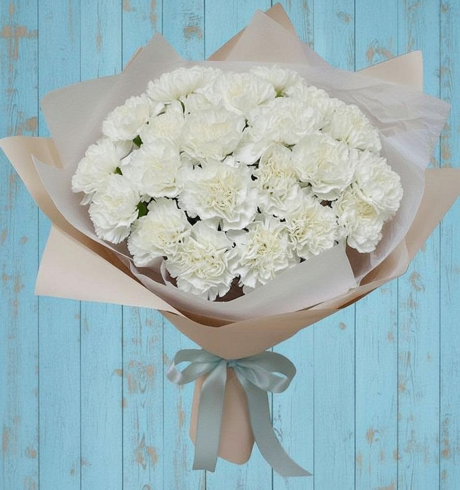 Букет цветов из: Гвоздики в Эвенске