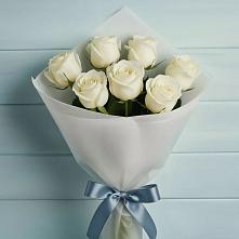Букет 7 Белых роз Эдлесс Лав #REPLACE_PRED# Эвенске