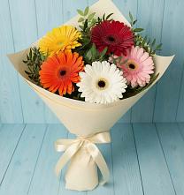 Букет цветов из:  Герберы в Эвенске