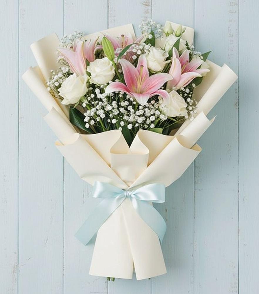 Букет цветов из: Лилии в Эвенске