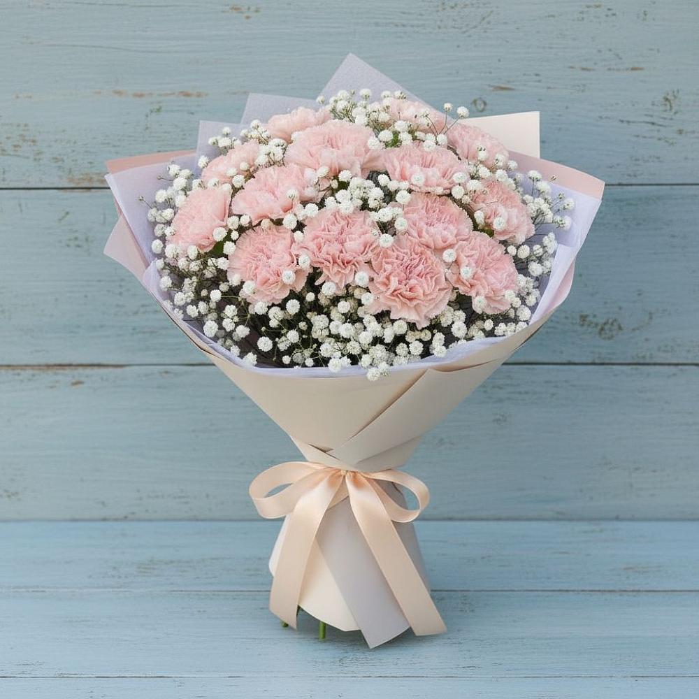 Букет цветов из: Гвоздики в Эвенске