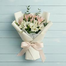 Букет цветов из:  Альстромерии #REPLACE_PRED# Эвенске