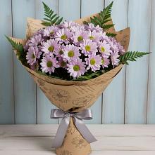 Букет цветов из:  Хризантемы #REPLACE_PRED# Эвенске