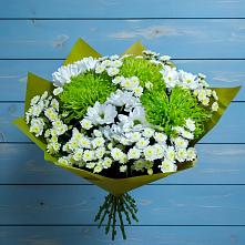 Букет цветов из:  Хризантемы #REPLACE_PRED# Эвенске