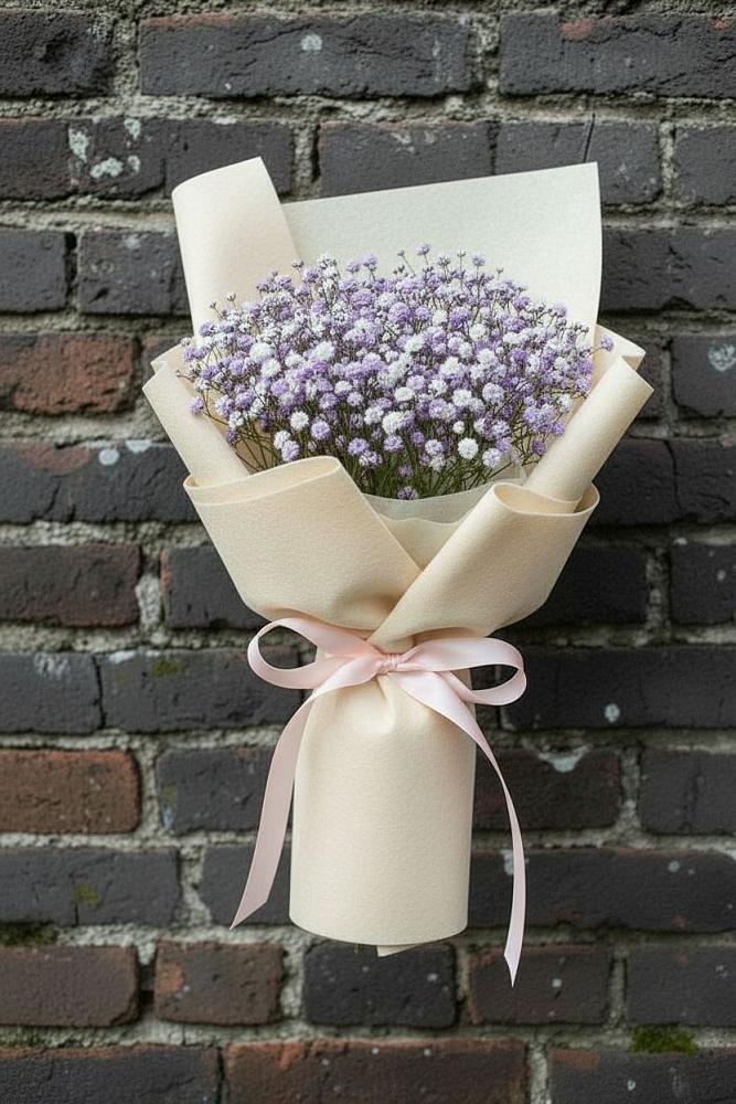 Букет цветов из: Гипсофила в Эвенске