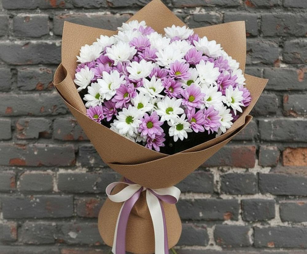 Букет цветов из: Хризантемы в Эвенске