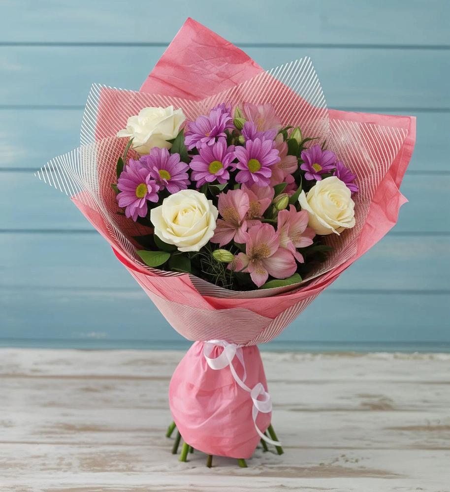 Букет цветов из: Герберы в Эвенске