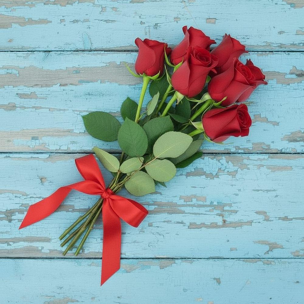 Букет Красные розы в Эвенске