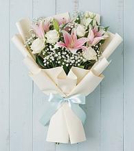 Букет цветов из:  Лилии #REPLACE_PRED# Эвенске