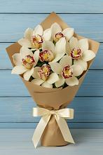 Букет цветов из:  Орхидеи и Розы в Эвенске